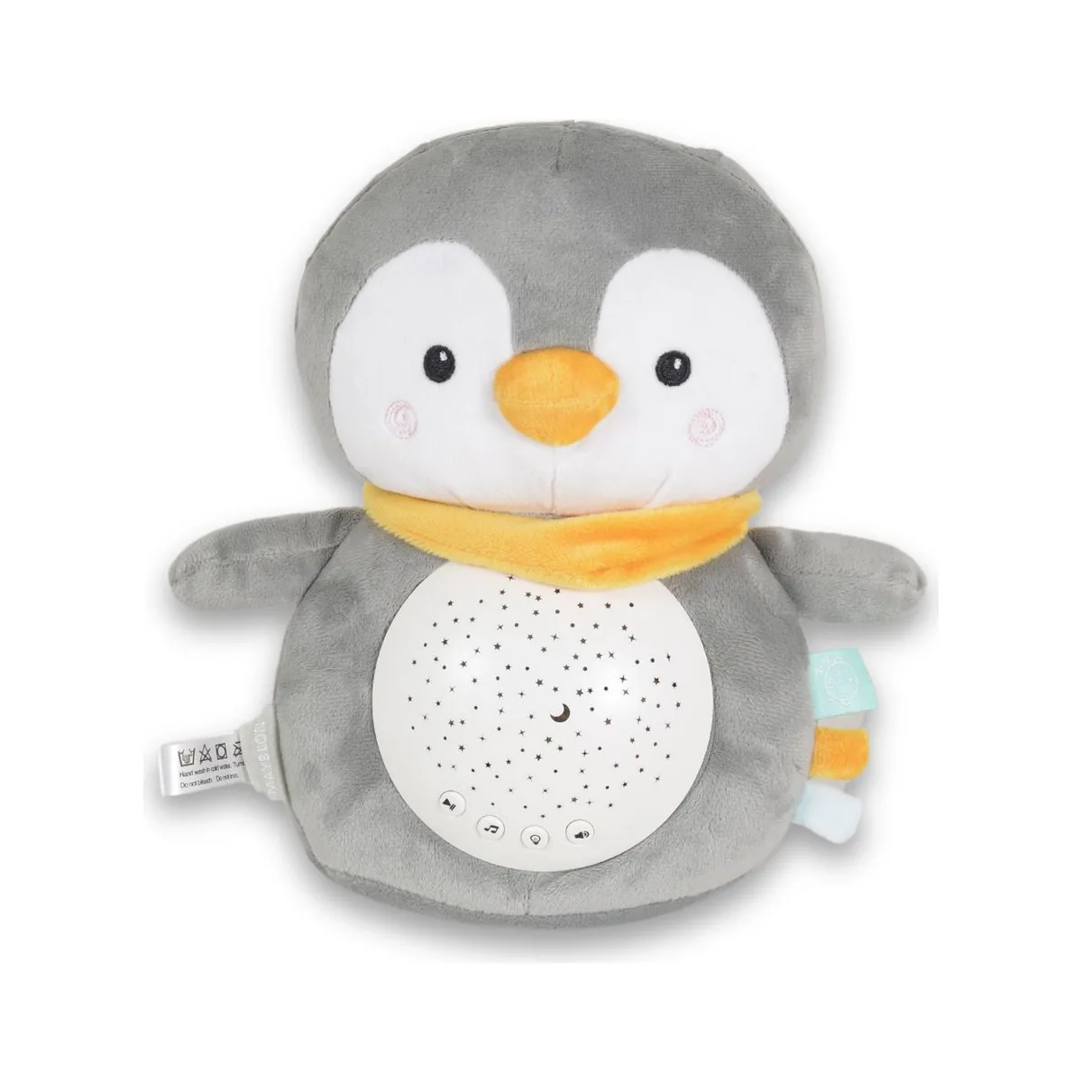 Noćna lampa i projektor sa belom bukom Snuggly Penguin
